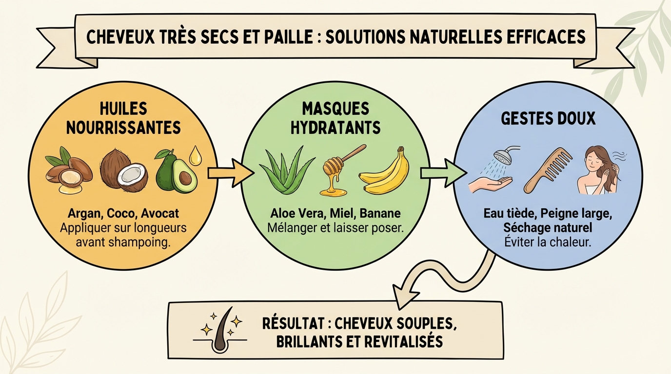 Les meilleurs soins naturels pour des cheveux sains