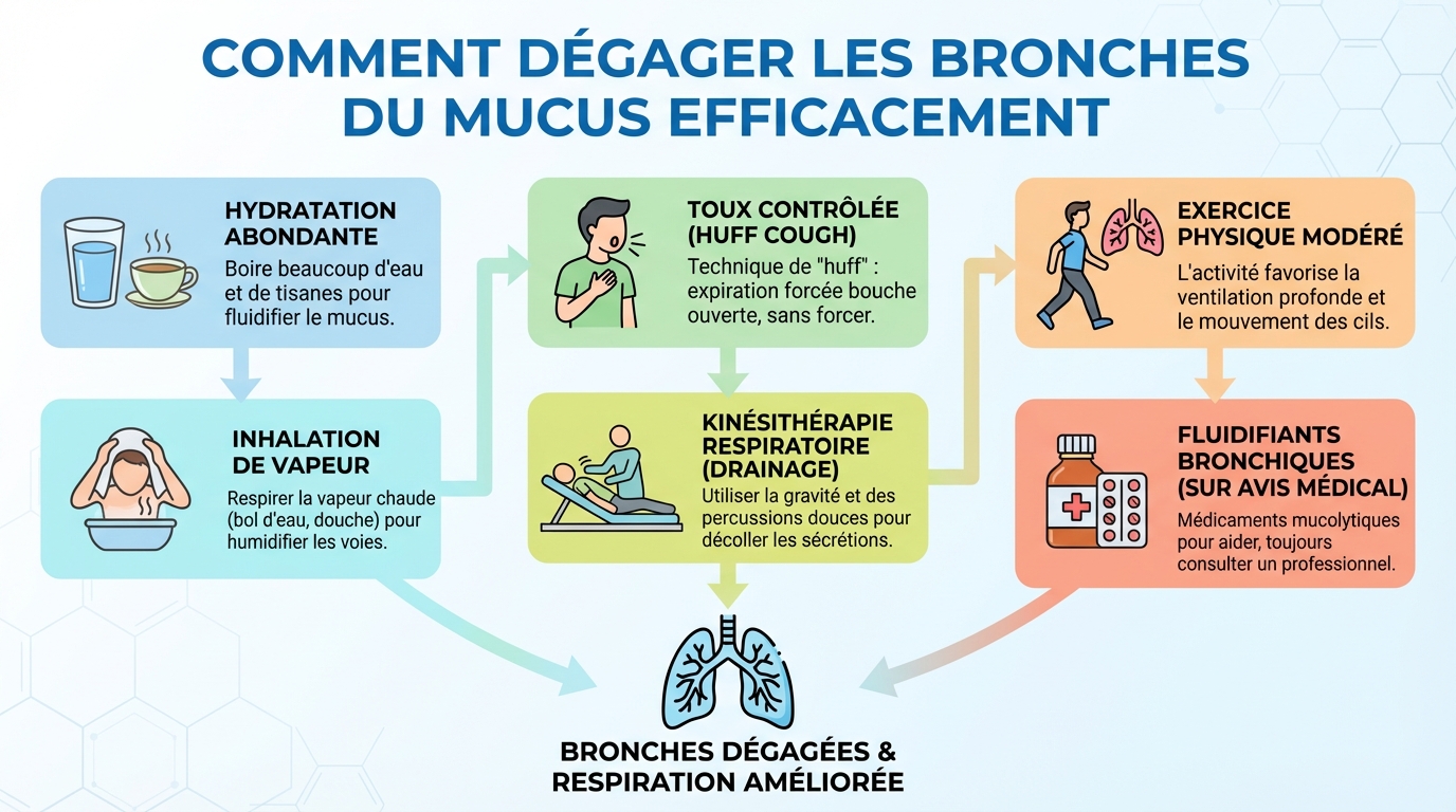 Méthodes naturelles pour dégager les bronches
