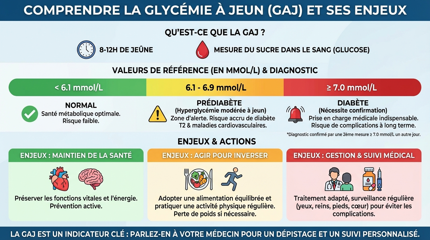 Importance de la glycémie à jeun