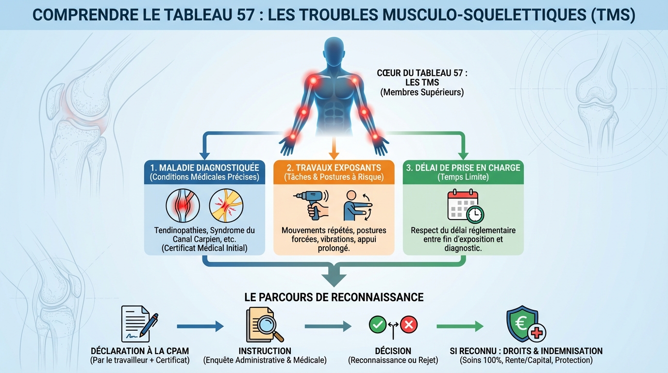 Comment se faire reconnaître une maladie professionnelle ?