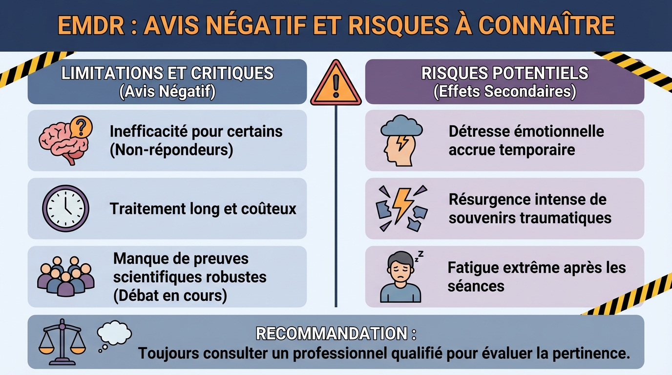 Risques et effets secondaires de l'EMDR