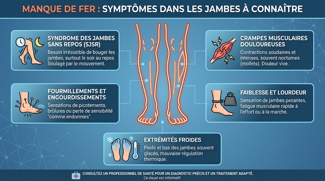 Causes du manque de fer