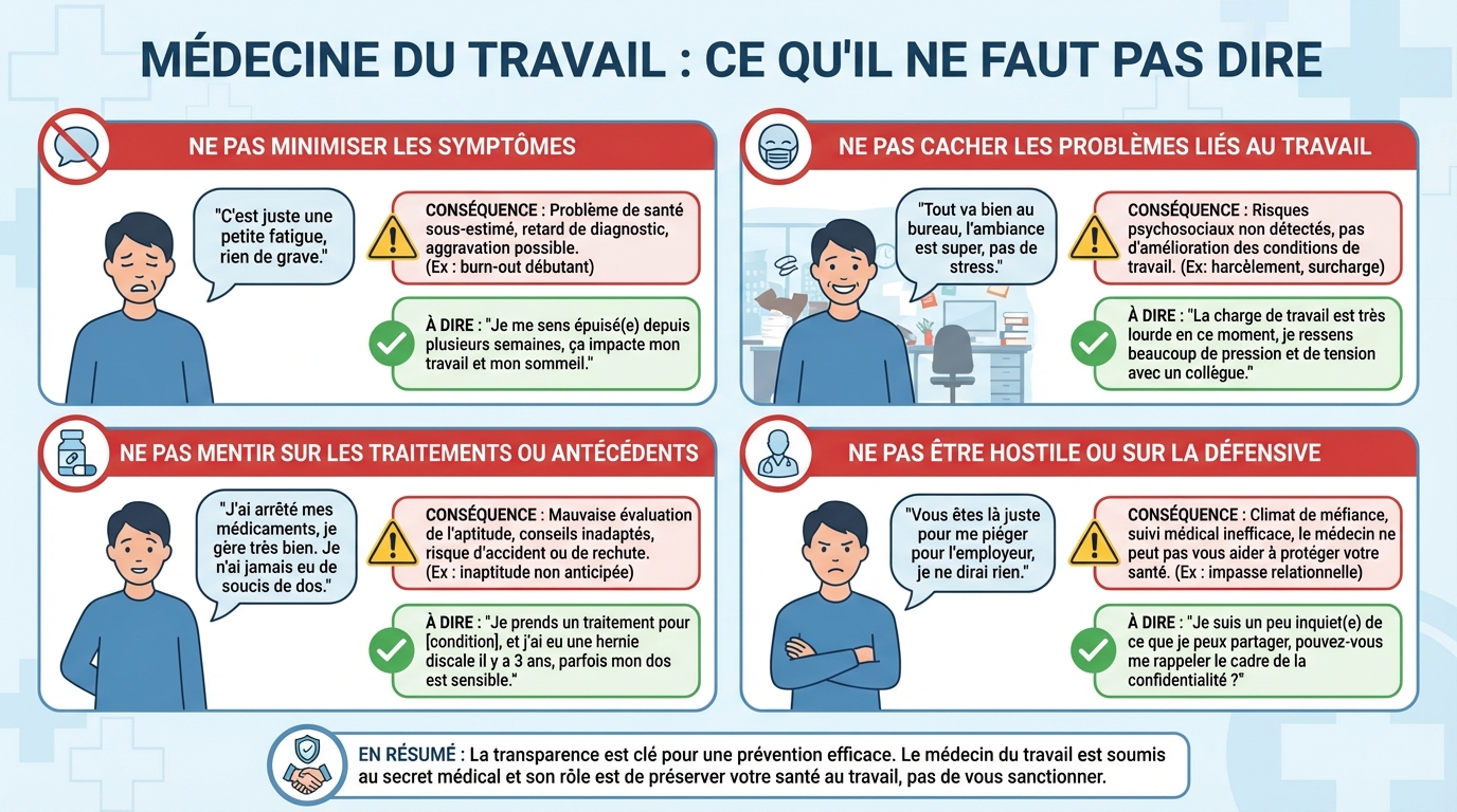 Ce qu'il ne faut pas dire