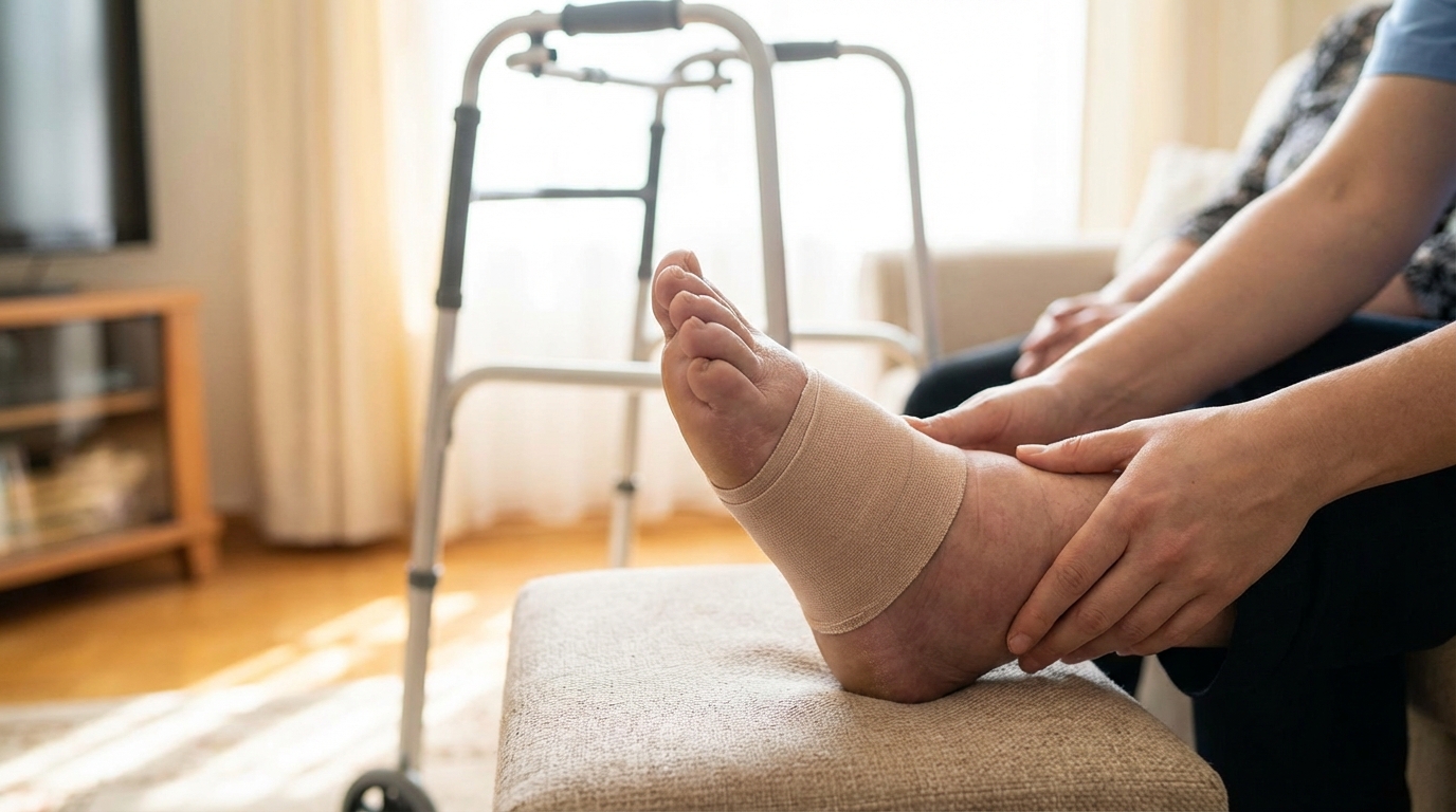 Pied gonflé après un AVC : causes et solutions à connaître