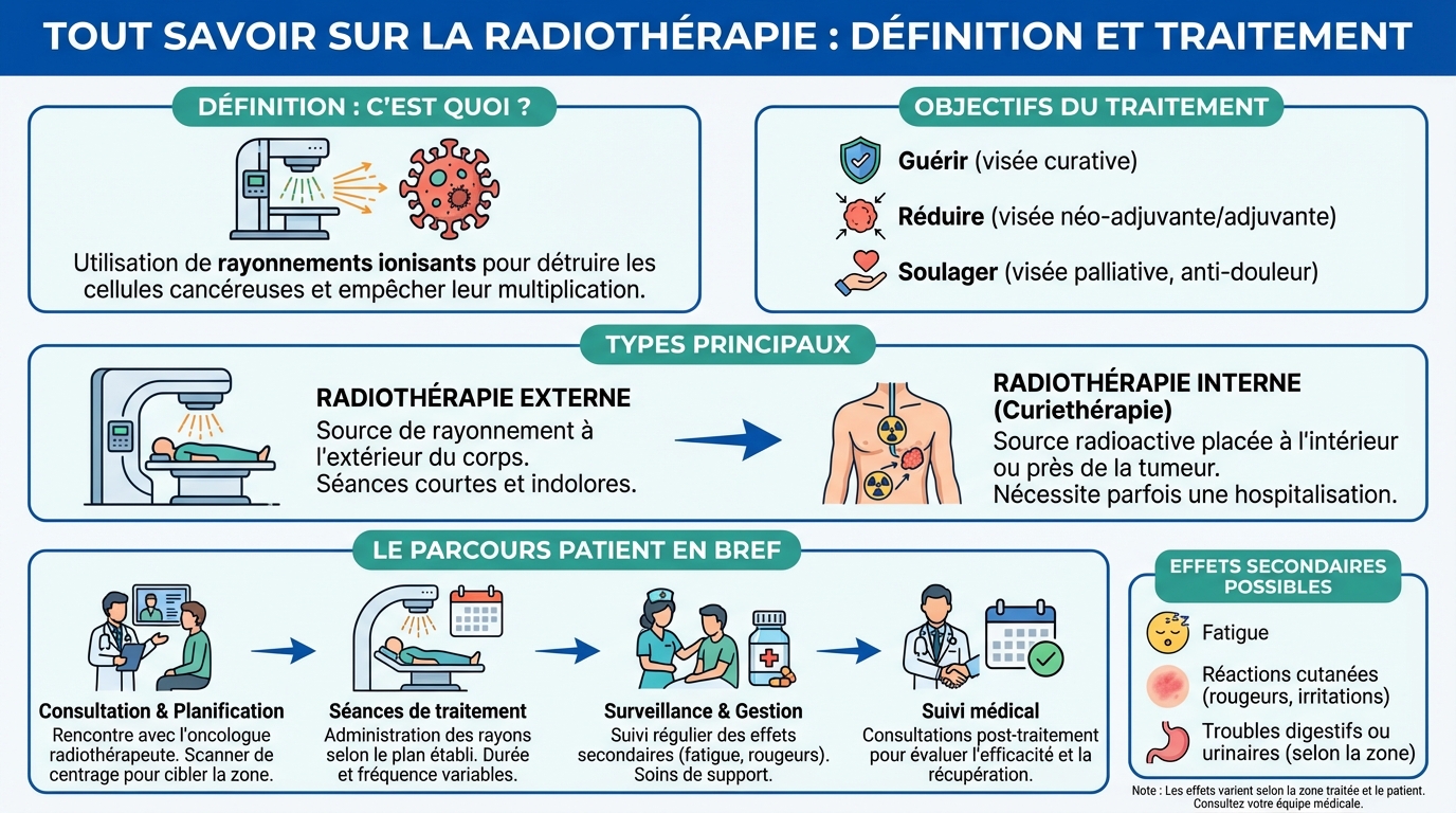 Les différents types de radiothérapie
