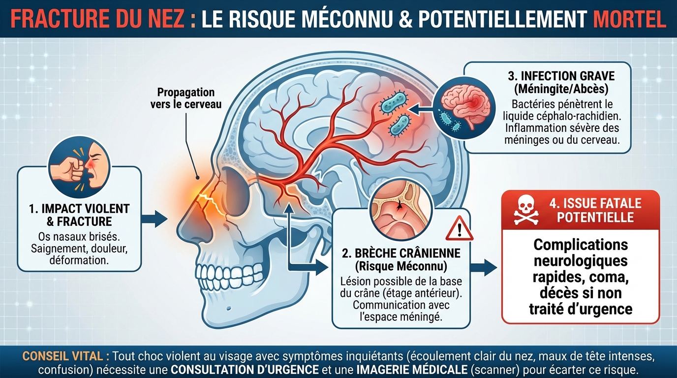 Que faire en cas de fracture du nez ?
