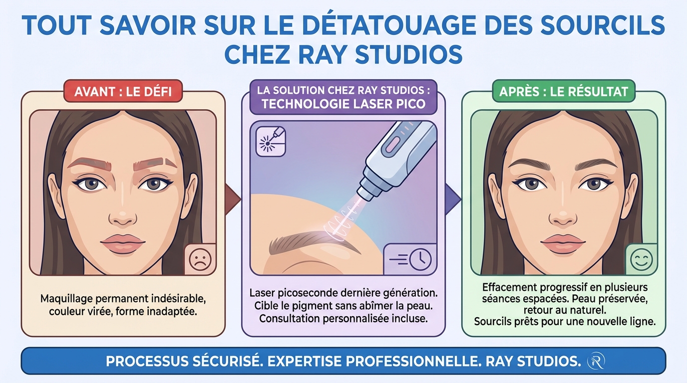 Méthodes de détatouage disponibles