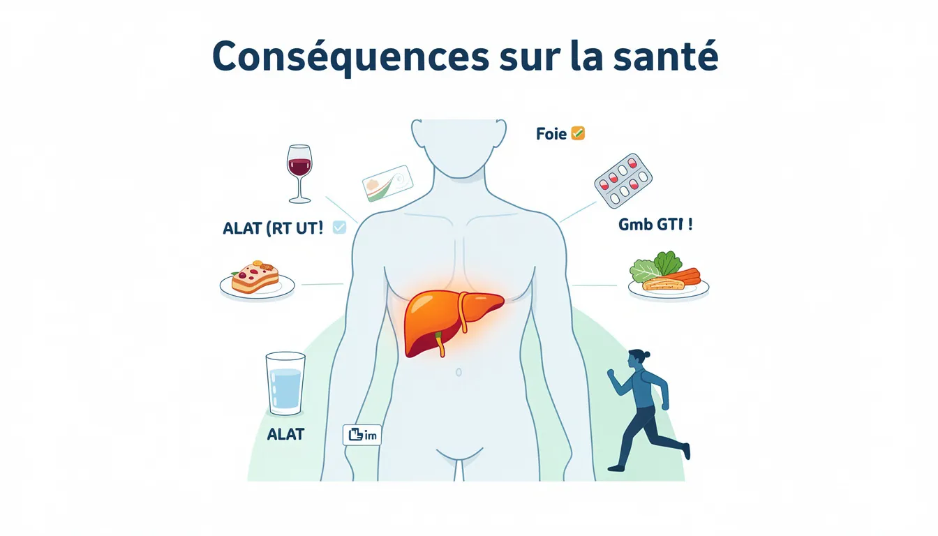 Alat et gamma GT élevés : causes et solutions efficaces 1 Conséquences sur la santé