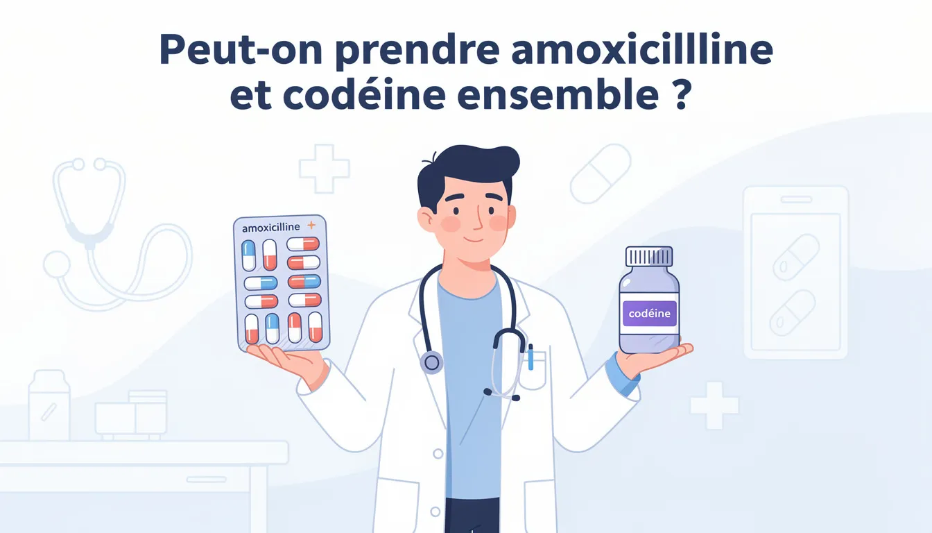 Peut-on prendre amoxicilline et codéine ensemble ?