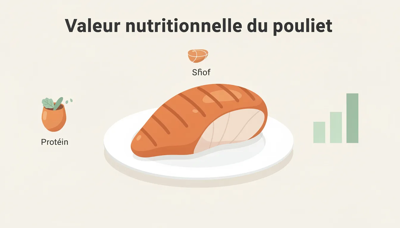 Valeur nutritionnelle du poulet