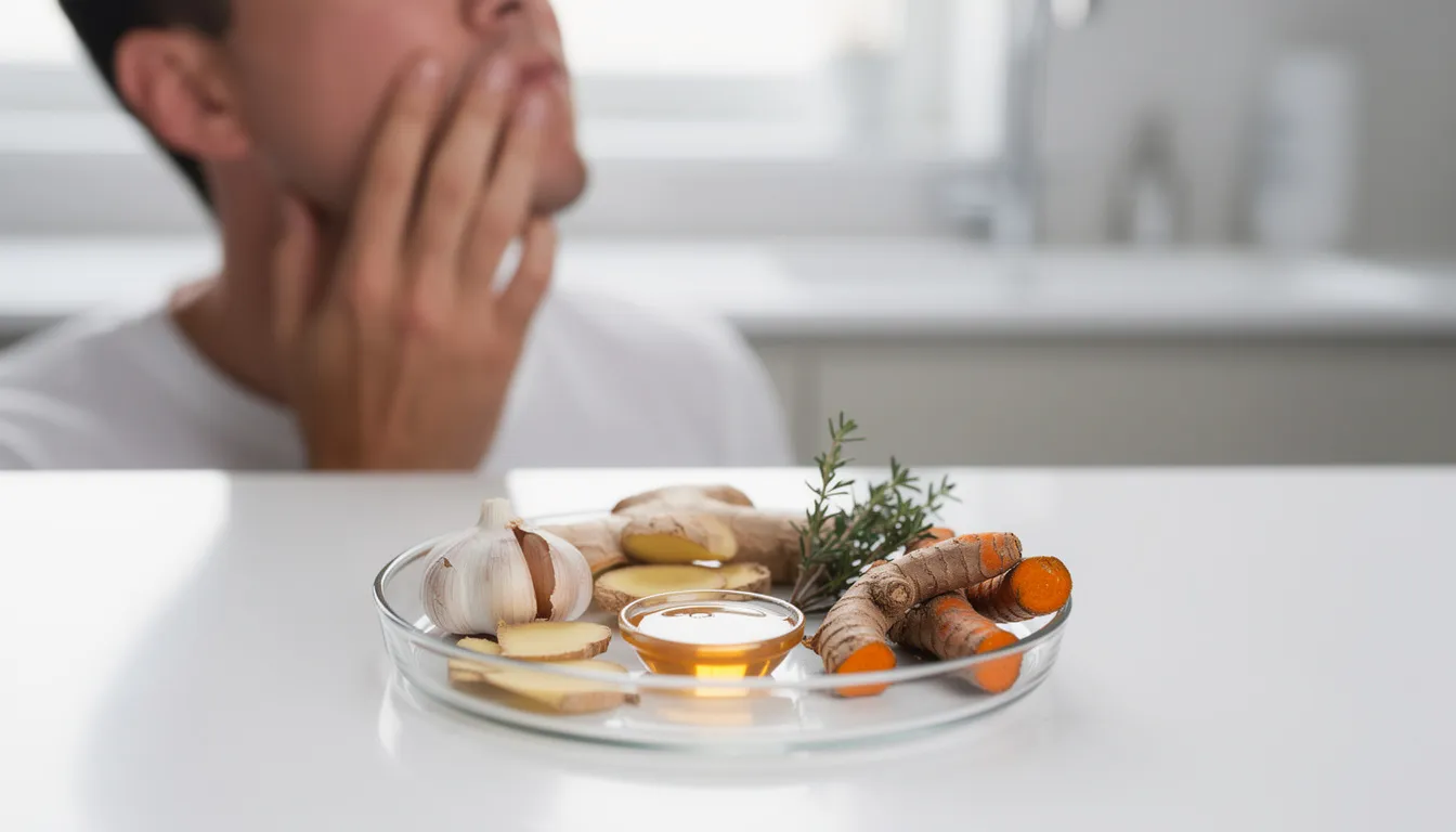 Les antibiotiques naturels après une extraction dentaire