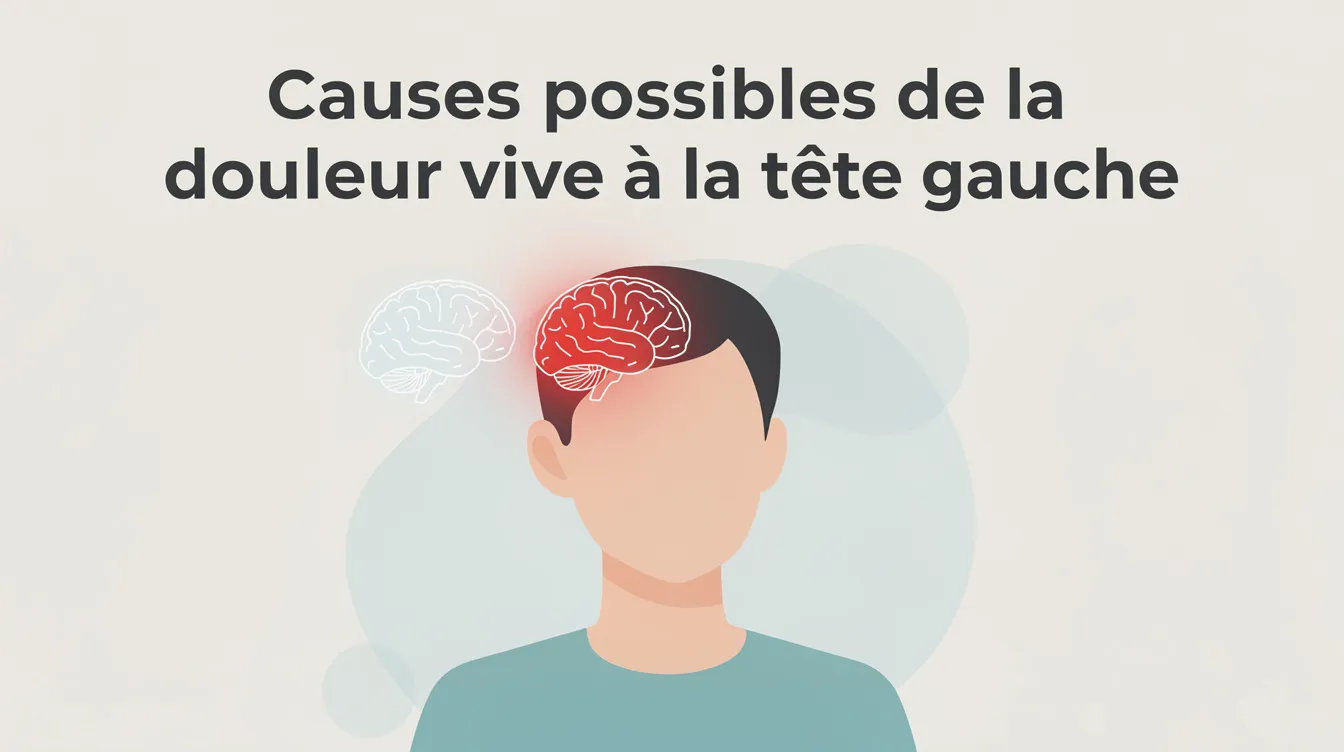 Causes possibles de la douleur vive à la tête gauche