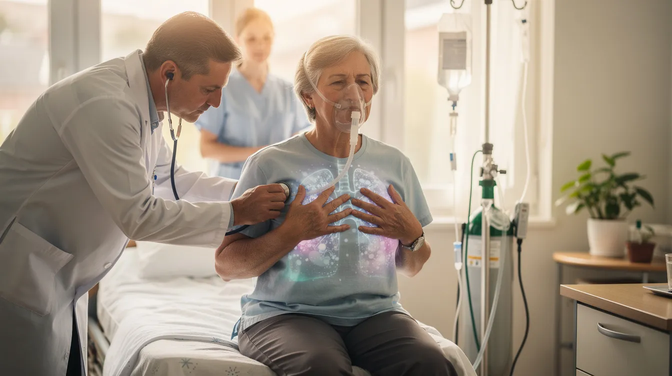 Eau dans les poumons : espérance de vie et traitements