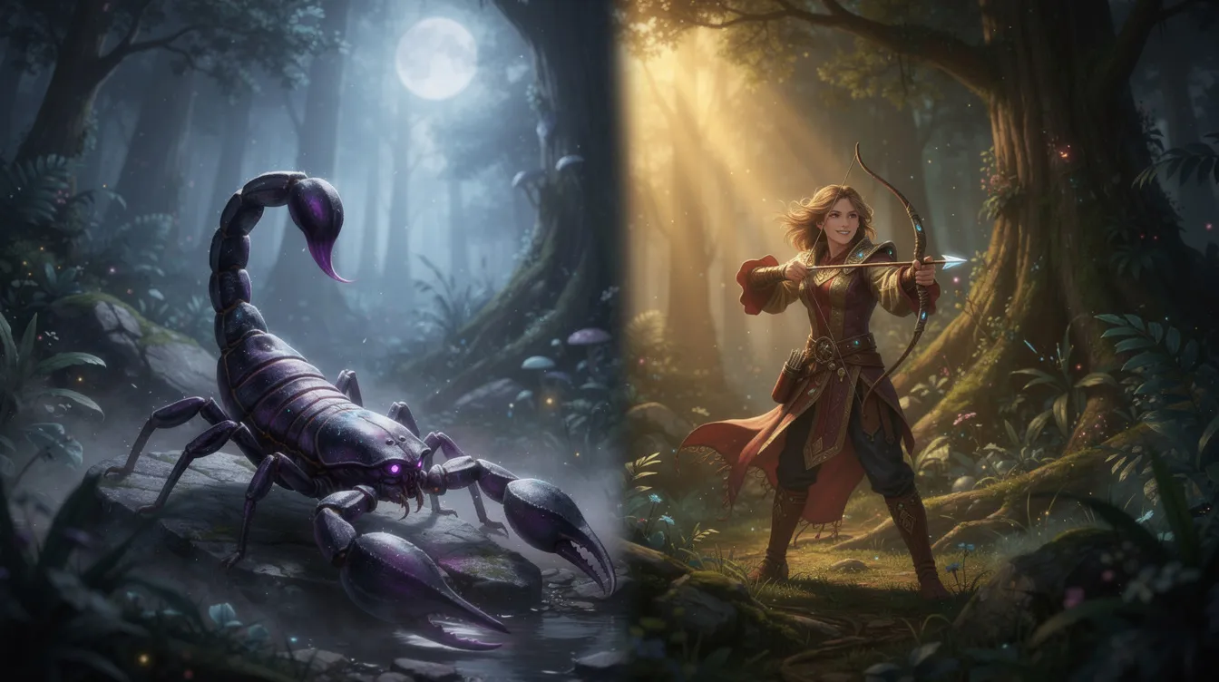 Traits de caractère des Scorpions et Sagittaires