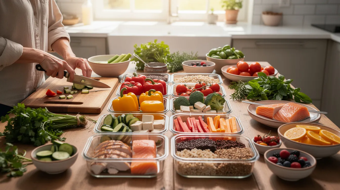 Plan de repas type pour 1 semaine